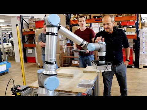 WMM AG – Universal Robots Cobot im Testbetrieb bei WMM Maschinenbau