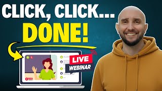 Your First LIVE Webinar Launched In MINUTES | From Zero to Go Live
