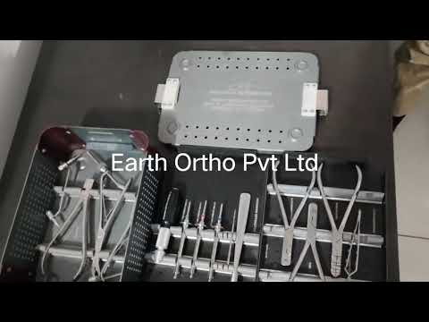Earthortho titanium craniomaxillofacial instrument set, for ...