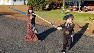 preview picture of video 'Star wars street battle.'