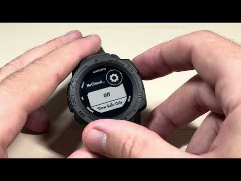 Garmin Instinct Solar | Turn Off All Smart Phone Notifications (but stay connect to phone)