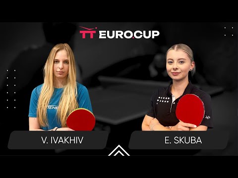 10:20 Valeriia Ivakhiv - Emilia Skuba 11.10.2024 TT Euro.Cup Final Women Star. TABLE 3