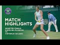 Karolina Pliskova vs Viktorija Golubic | Quarter-Final Highlights | Wimbledon 2021