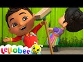 Teamwork! Farm Clean up!  | Lellobee Song for Children - Kids Karaoke