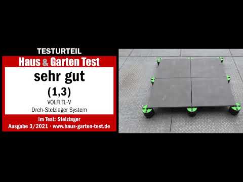 VOLFI TL-V Dreh-Stelzlager-System im Test