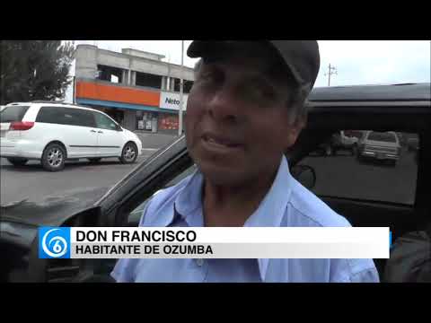 Ruta de transporte Ozumba - Juchitepec se ha vuelto insegura por falta de vigilancia