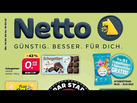 🛒 Netto Katalog Prospekt 14. bis 19. März 2022 - Neuigkeiten, Angebote Deutschland 🇩🇪