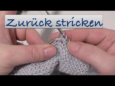 Knit back | Correct knitting errors
