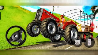 Indian Tractor Trolley Simulator Gameplay || Android Gameplay