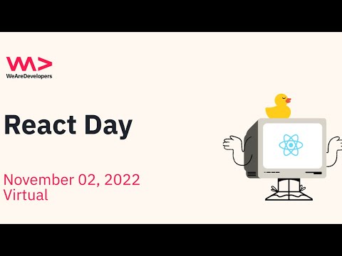 WeAreDevelopers Live - React Day