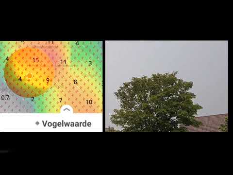 Wateroverlast in Vogelwaarde Zeeland - Reportage 25 juli 2021