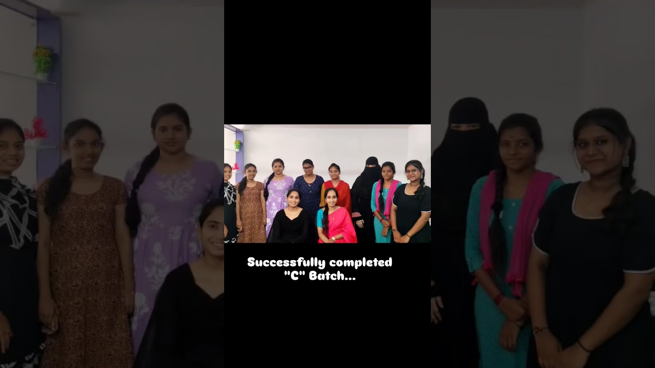 Successfully completed C Batch....#computer #students