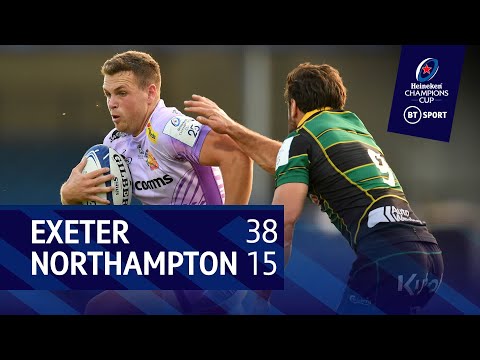 Exeter Chiefs vs Northampton Saints (38-15) | Heineken Champions Cup highlights