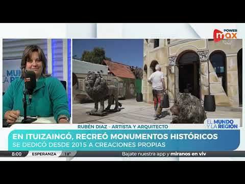 En Ituzaingó, recrea Monumentos Históricos del mundo: Rubén Díaz - Arquitecto y "Fantasiólogo"