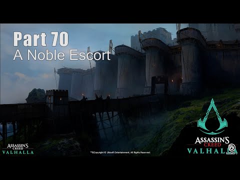 #70 "A Noble Escort" Assassin's Creed Valhalla. Lincolnscire. Walkthrough Gameplay PC Ultra / PS