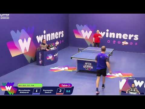 WINners CUP table 2  08.02  Storozhenko Aleksandr - Kuzmenko Dmitrii  15:30
