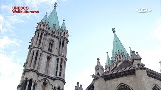 "Dans les coulisses de la cathédrale de Naumburg" : reportage avec des informations exclusives du Dr. Holger Kunde et Henry Mill sur l'héritage et l'avenir de cet important monument.