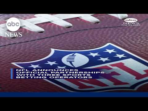 NFL announces official partnerships with three sports betting operators