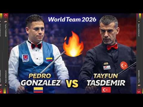 Tayfun TASDEMIR vs Pedro GONZALEZ | World Team Championship 3-Cushion 2026