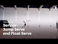 Service: jump serve and float serve | Volleyball