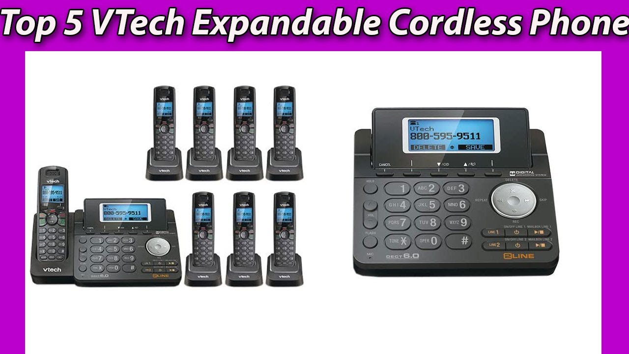 ✅ Top 5 VTech Expandable Cordless Phone Reviews & Buying Guide!