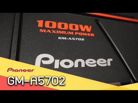 Automagnetola Pioneer GM-A5702 video