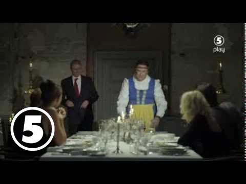 Sven Melander och Felix Herngren som kungafamiljen