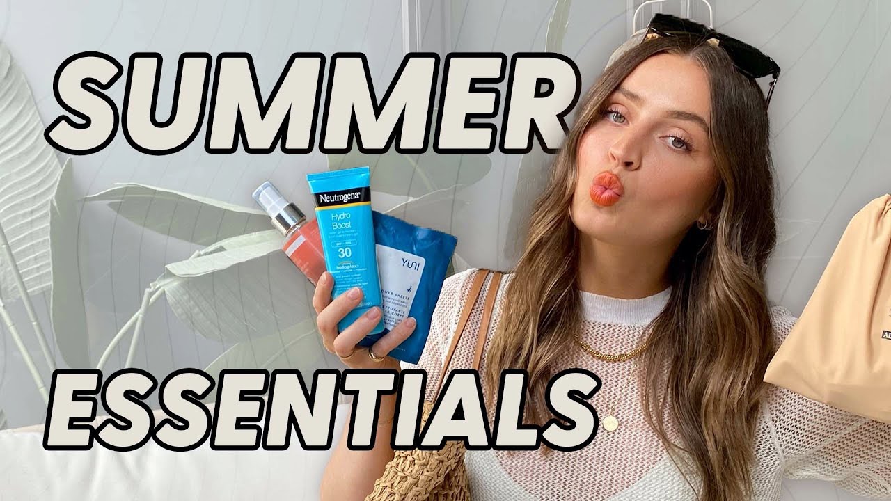 MY 10 ESSENTIALS FOR SUMMER 2020