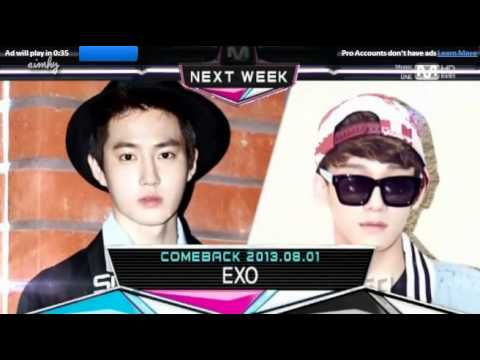 130725 Exo Comeback nextweek
