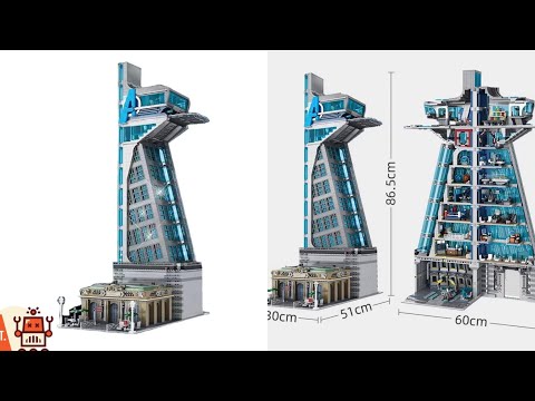 New marvel avengers tower build a set revealed