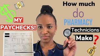 How much do PHARMACY TECHNICIANS get paid !! | HOW MUCH DO I GET PAID 💰