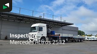 Mercedes-Benz Actros 2532 6X2 Fassi F330D3 Crane Kran Lift+steering Axle 3-Ped flatbed truck for sale - Image 4 | Autoline SG Mercedes-Benz Actros 2532 6X2 Fassi F330D3 Crane Kran Lift+steering Axle 3-Ped flatbed truck | Image 4 - Autoline
