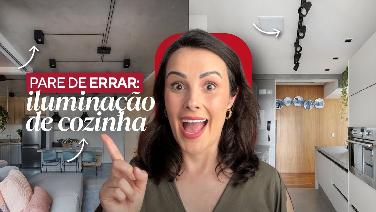 5 DICAS INCRÍVEIS de ILUMINAÇÃO PARA COZINHA:  sem quebra-quebra!