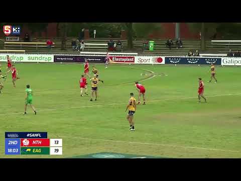Rd 12 Hostplus SANFL Snapshot - North's Lachlan Grubb lets fly from 50m