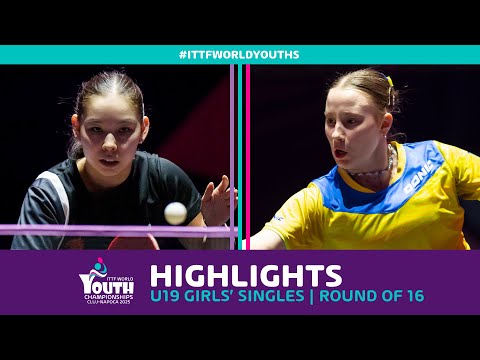 Anna Hursey vs Veronika Matiunina | U19 GS - R16 | #ITTFWorldYouths 2025