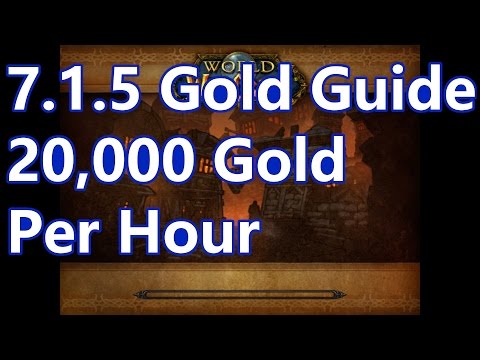 WoW - 7.1.5 Gold Guide 20,000 Gold an Hour - Stratholme Transmog farming