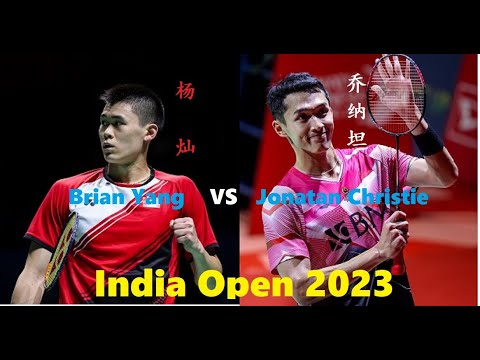 Brian Yang (CAN) vs Jonatan Christie (INA) | R32 | Badminton Highlights | SUNRISE INDIA OPEN 2023