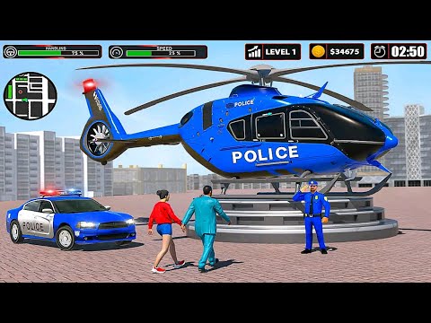 US Police Car Transport Truck Cargo Plane Simulator | Android iOS Gameplay