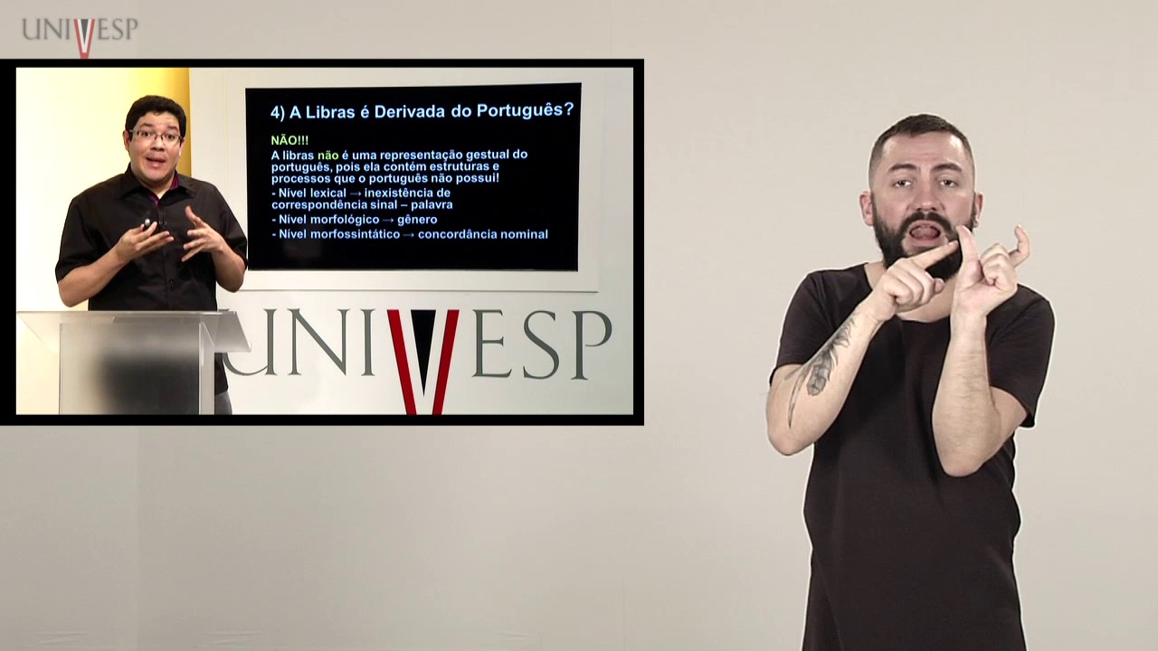 LIBRAS - Aula 07 - Mitos sobre as línguas de sinais: Parte 1