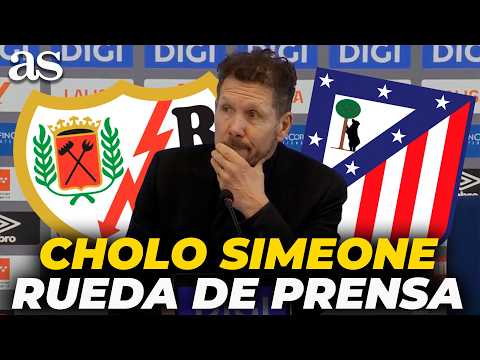 SIMEONE, tensa RUEDA DE PRENSA completa hoy tras el RAYO VALLECANO 3 - ATLÉTICO DE MADRID 0