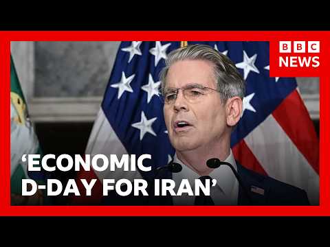US says Iran is facing 'economic D-Day' in 'greatest financial offensive ever' | BBC News