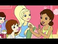 PollyWorld Big News Slumber Party Scene