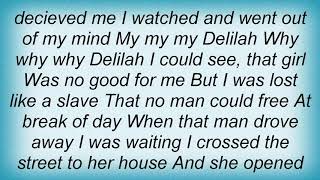 Jerry Lee Lewis - Delilah Lyrics