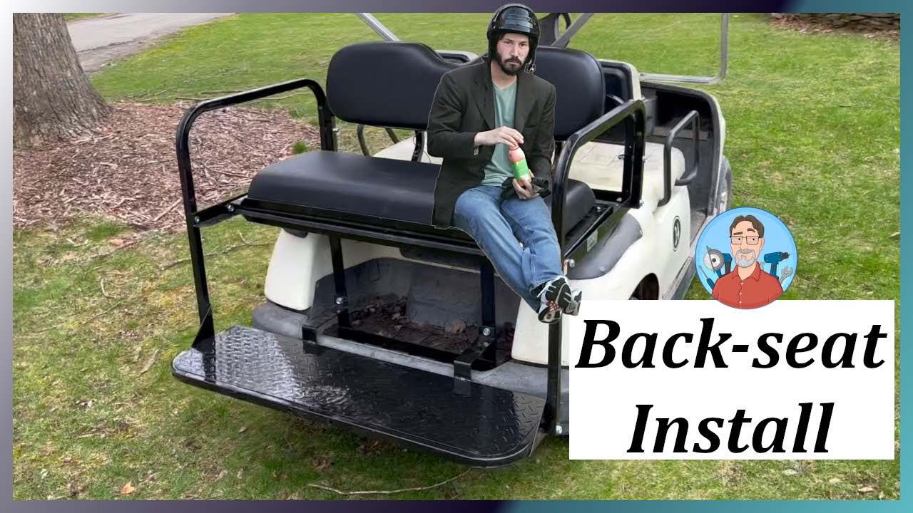 Watch video Golf Cart Rear Seat Install Now Golf Cart Rear Seat Install