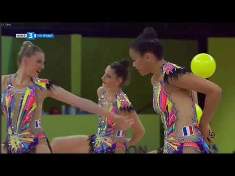 Group France 5 Balls AA European RG Championships Kiev 2020