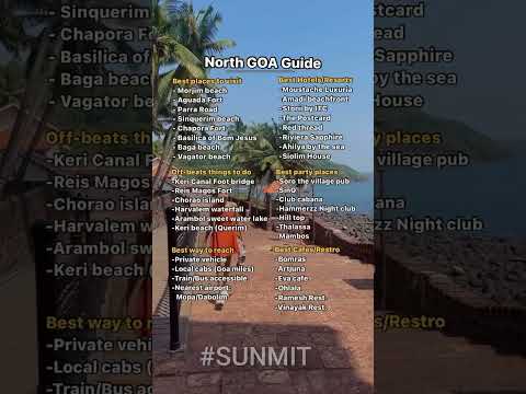 North Goa Complete Guide | Best places to visit in North Goa | North Goa Sightseeing #goa #northgoa
