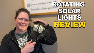 How to Use Large Rotating Solar Lights for Garden Decor 🌟 | Step-by-Step Guide
