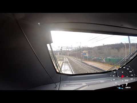 Cab Ride sul nuovo treno Caravaggio da Como San Giovanni a Milano Greco Pirelli