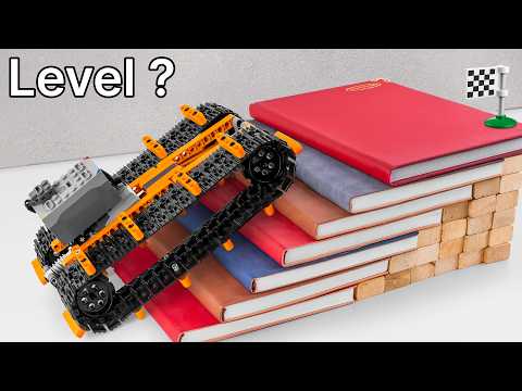 LEGO Car Climbs Over Book Obstacles | FM LEGO Technic