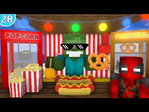 🥨 Work At The Carnival - Minecraft Animation